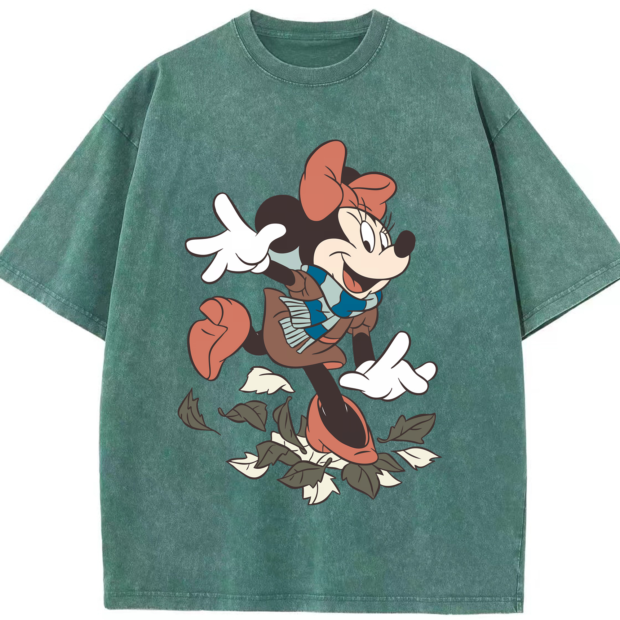 （画像用） ミッキーマウス Mickey Mouse 綿100% ヴィンテージ風 半袖Tシャツ（フロントプリント）
